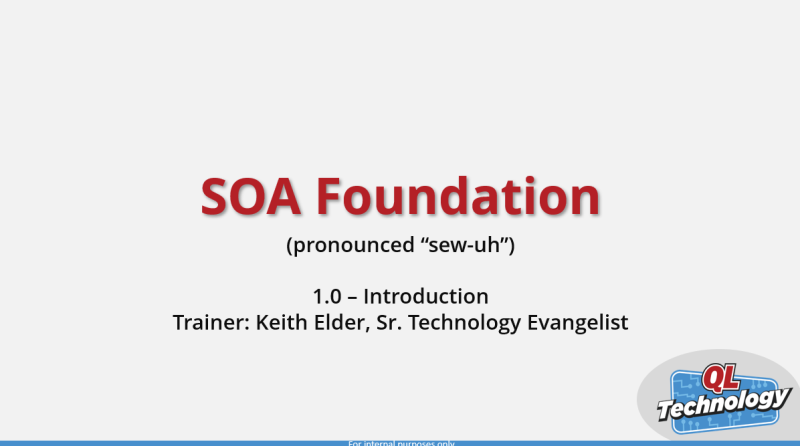 Service Oriented Architecture Workshop