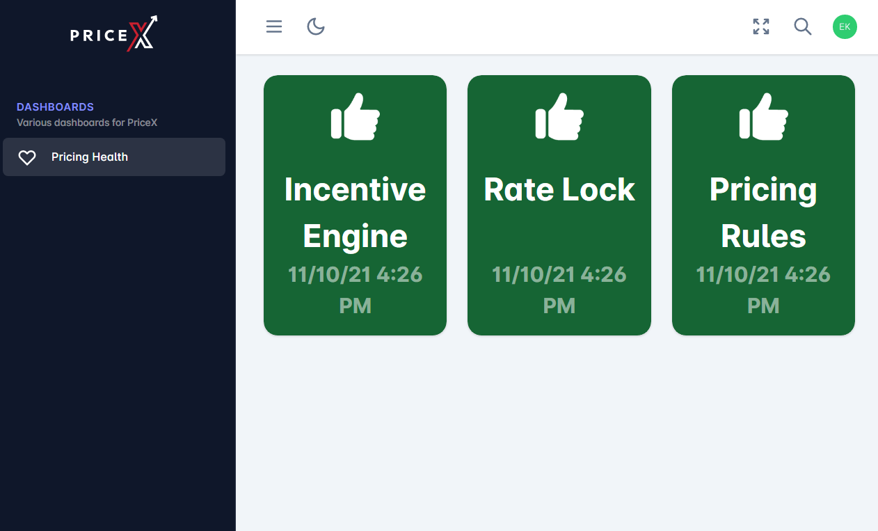 PriceX Production Launch